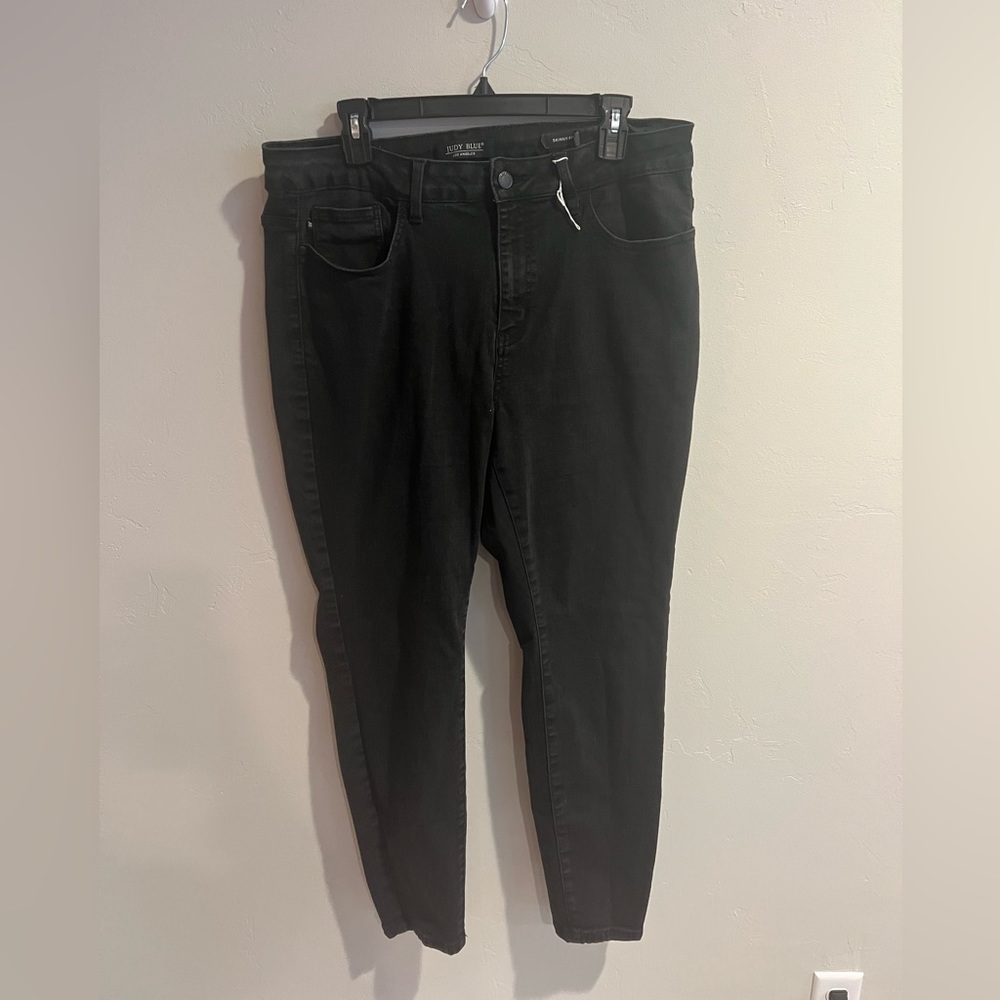 Judy Blue Black Skinny Jeans Size 18W